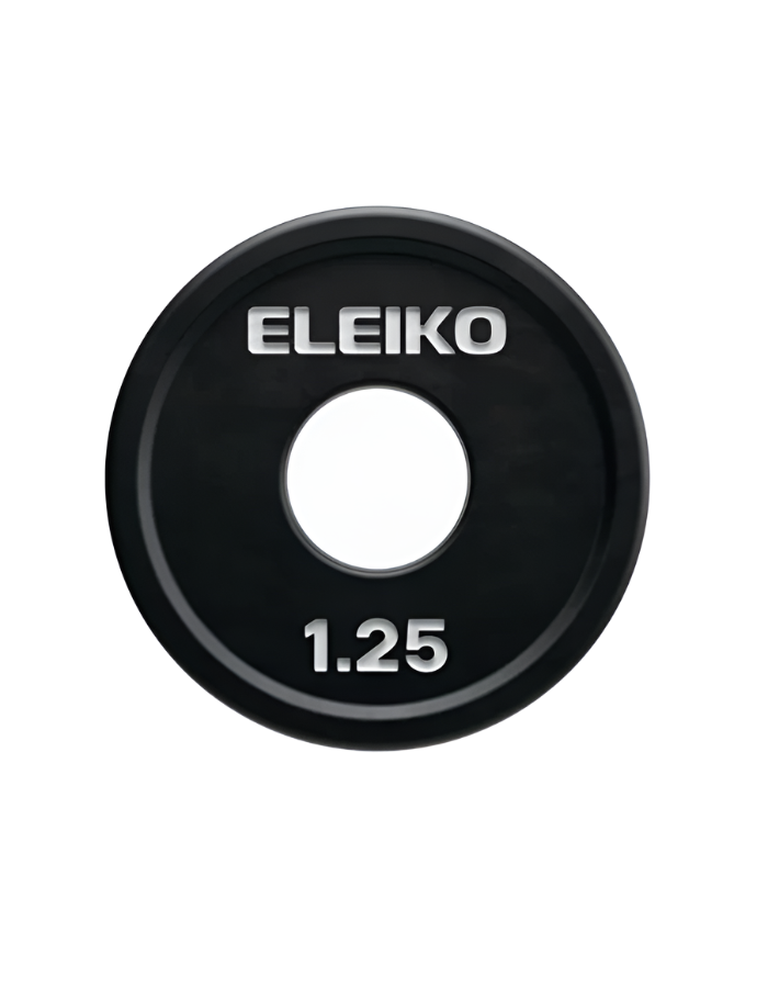 Eleiko Single Change Plate Black - 1.25 kg - Premium from shopiqat - Just $12! Shop now at shopiqat